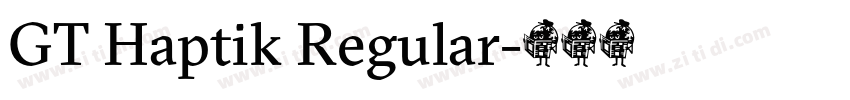 GT Haptik Regular字体转换